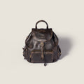 Leather backpack