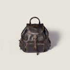 Leather backpack