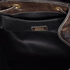 Leather backpack
