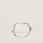 Caprice shiny leather clutch