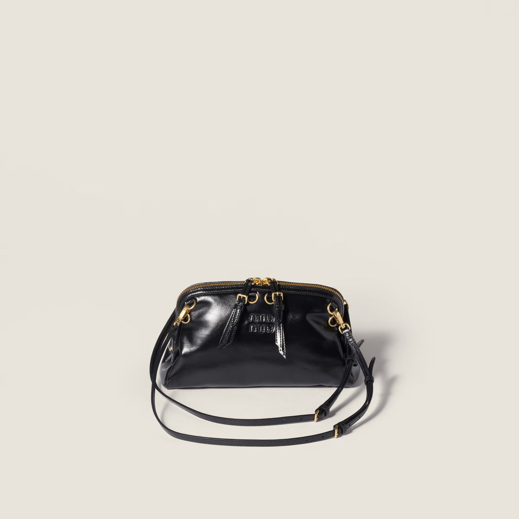 Caprice leather clutch