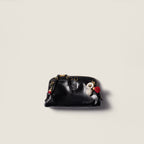Caprice leather clutch