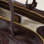 Beau leather patchwork bag