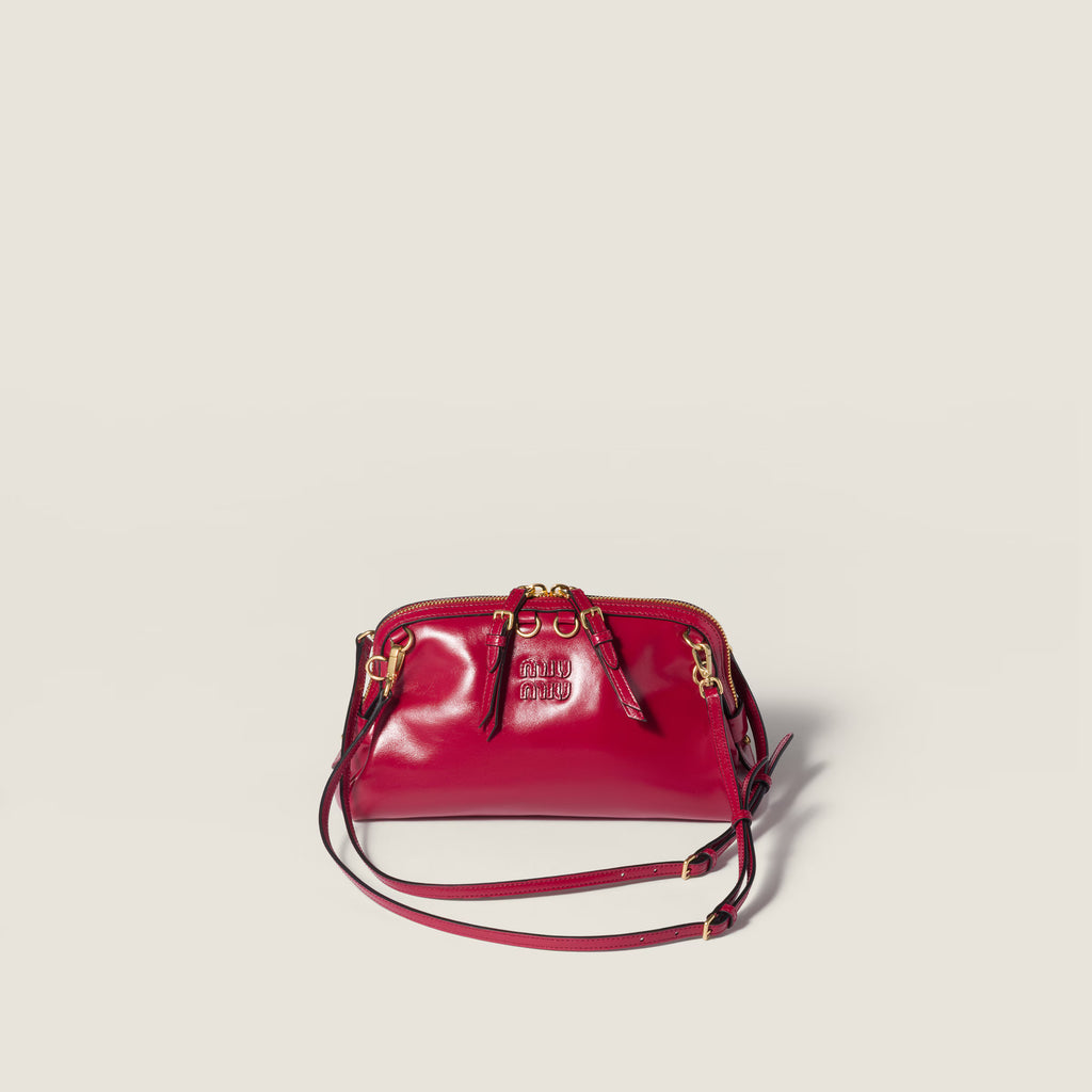 Caprice leather clutch