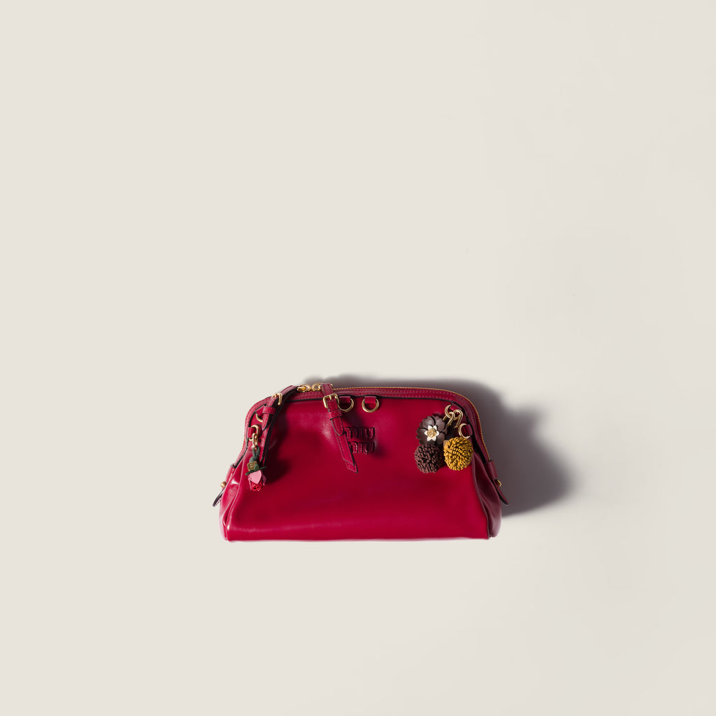 Caprice leather clutch