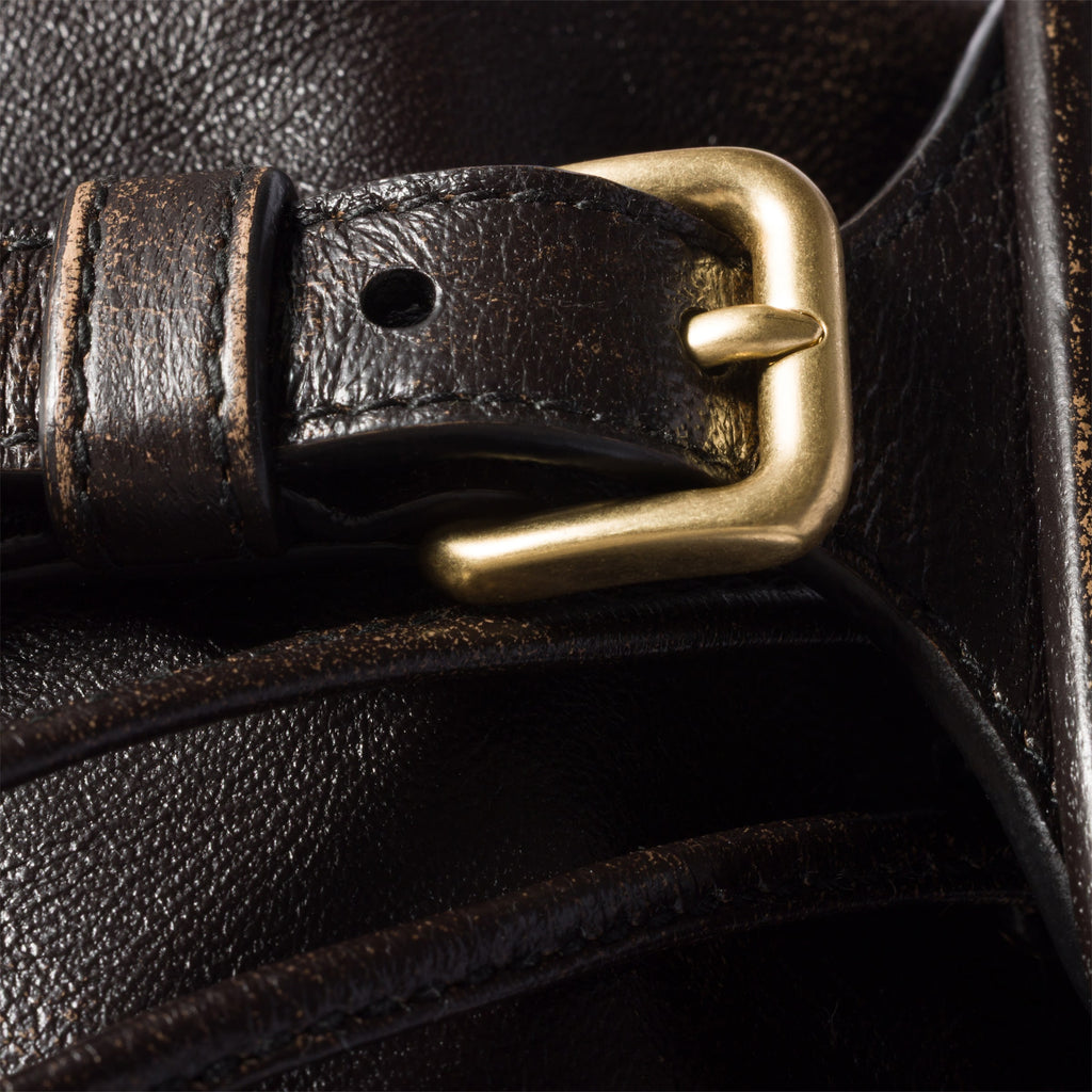 Leather backpack