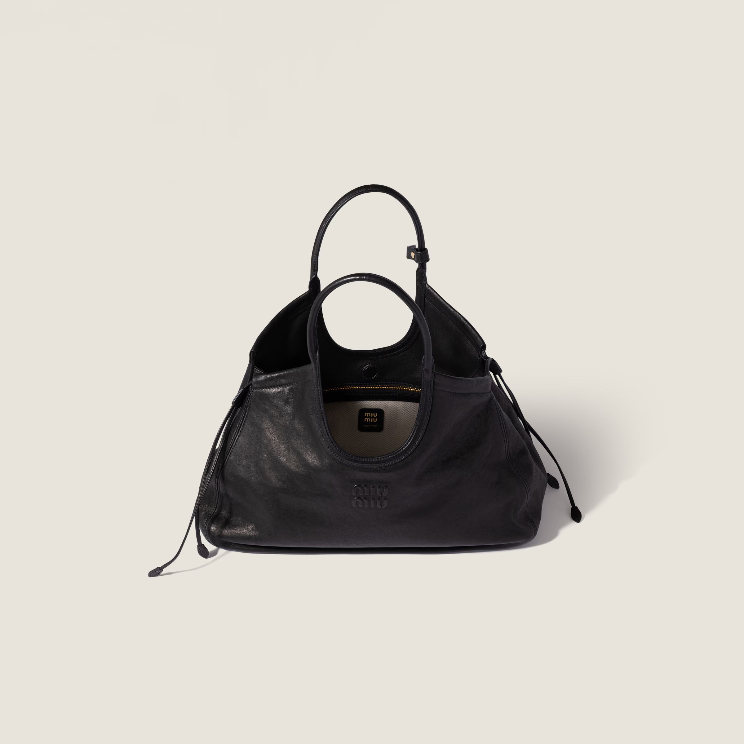 Ivy nappa leather shopping bag