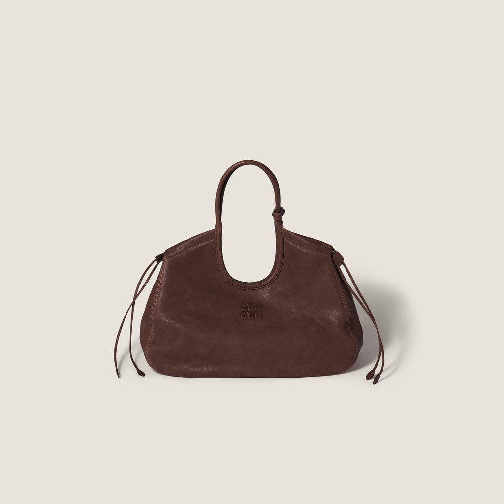 Ivy nappa leather shopping bag