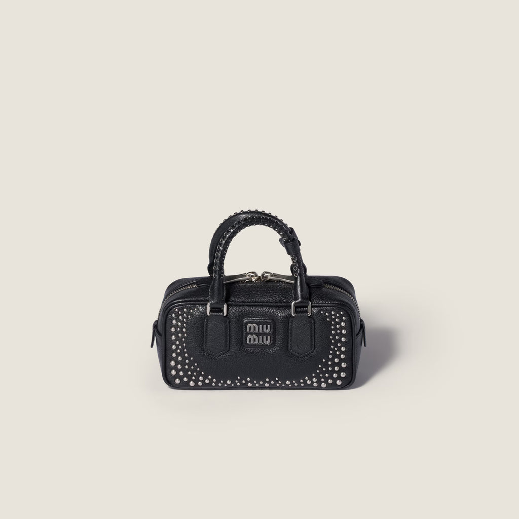 Arcadie studded leather bag RUNWAY DELUXE
