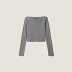 Striped jersey top RUNWAY DELUXE