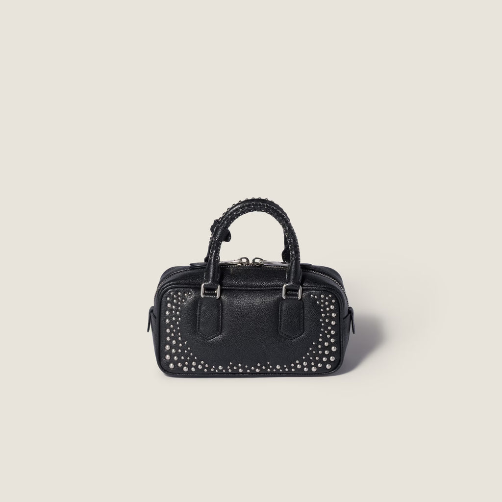 Arcadie studded leather bag RUNWAY DELUXE