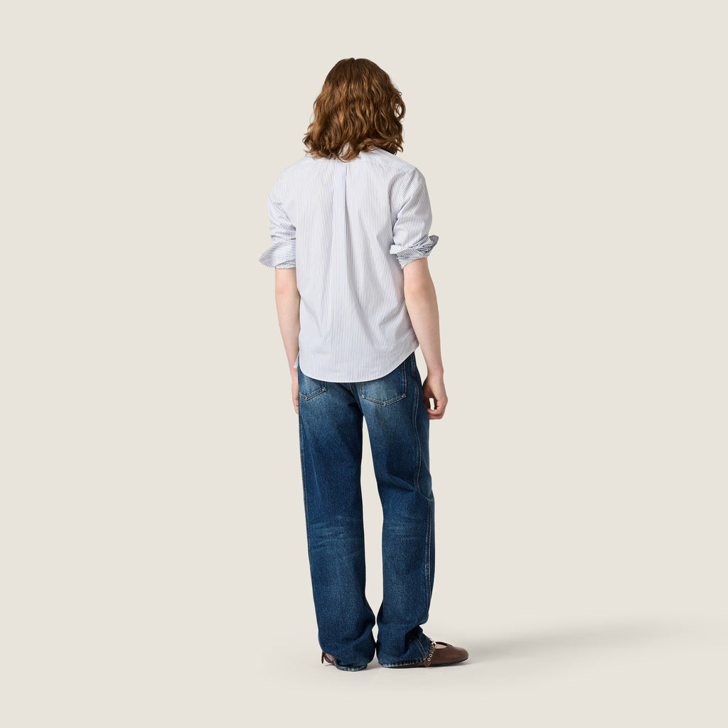 Striped poplin shirt RUNWAY DELUXE