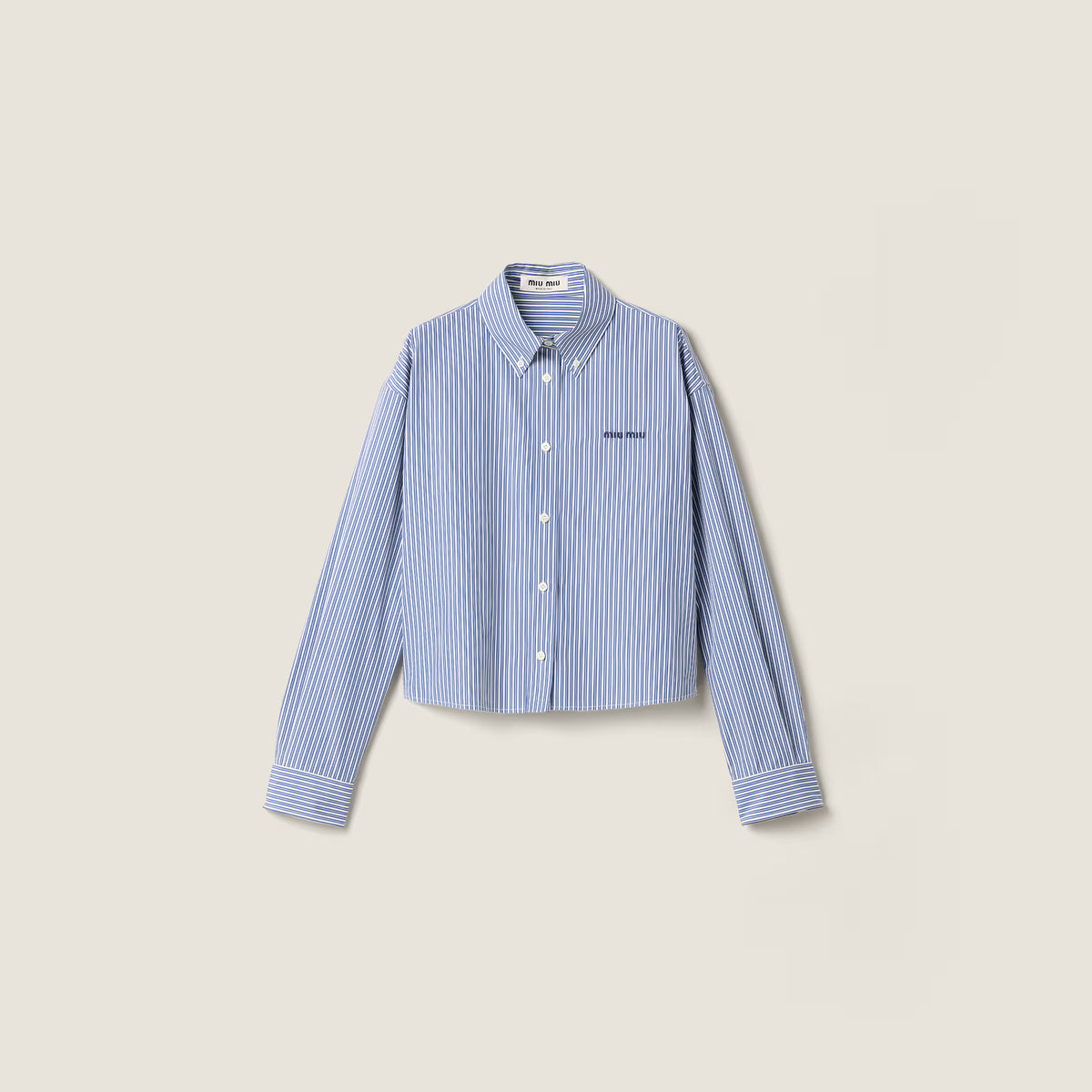 Micro pinstripe poplin shirt RUNWAY DELUXE