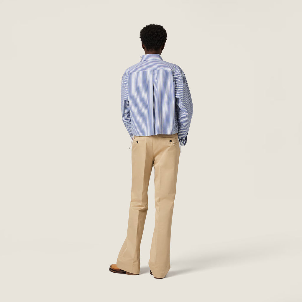 Micro pinstripe poplin shirt RUNWAY DELUXE