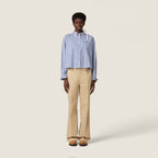 Micro pinstripe poplin shirt RUNWAY DELUXE