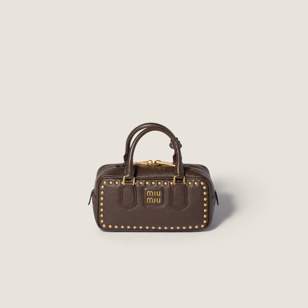 Arcadie studded leather bag RUNWAY DELUXE