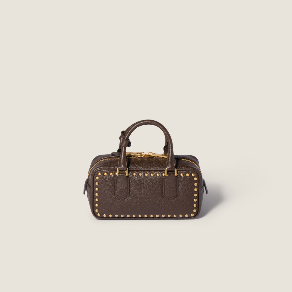 Arcadie studded leather bag RUNWAY DELUXE