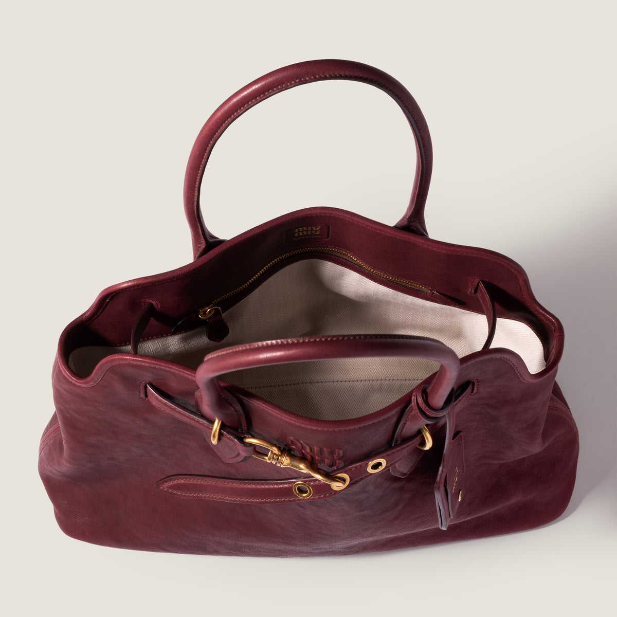 Aventure nappa leather bag