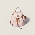 Canvas and leather backpack