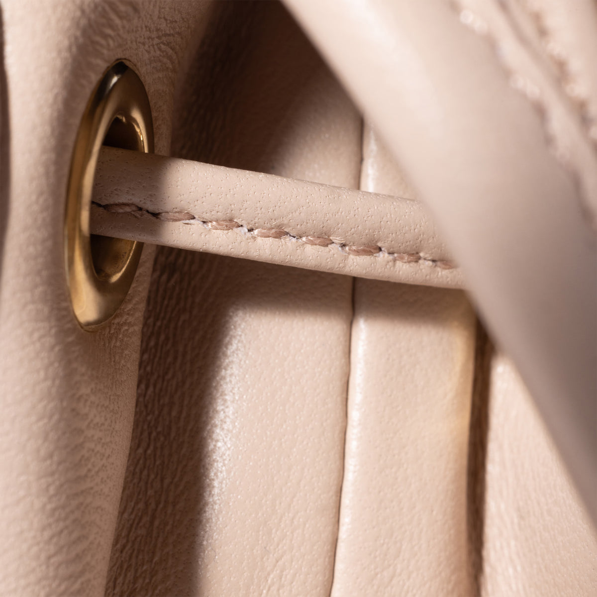 Matelassé nappa leather backpack