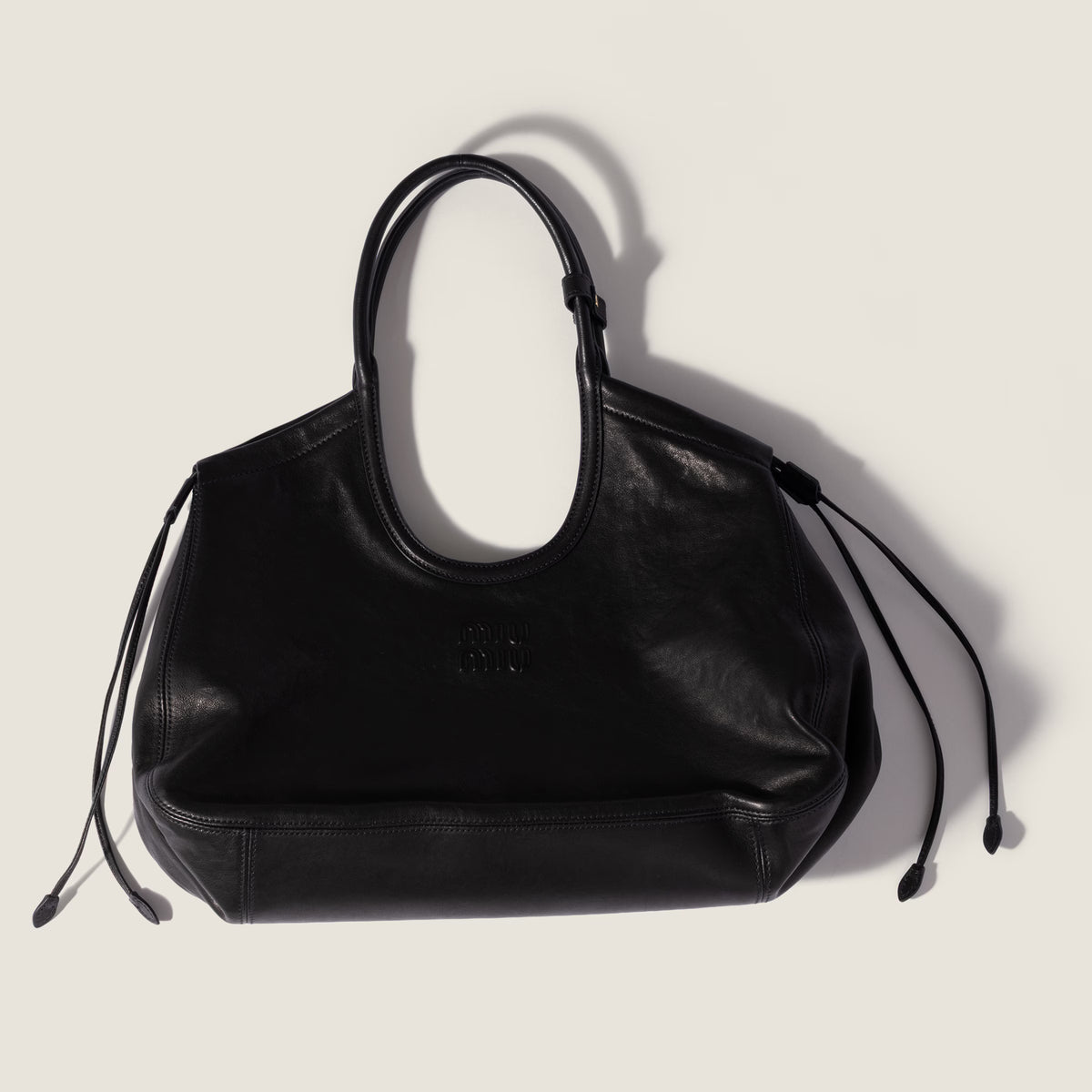 Ivy nappa leather shopping bag