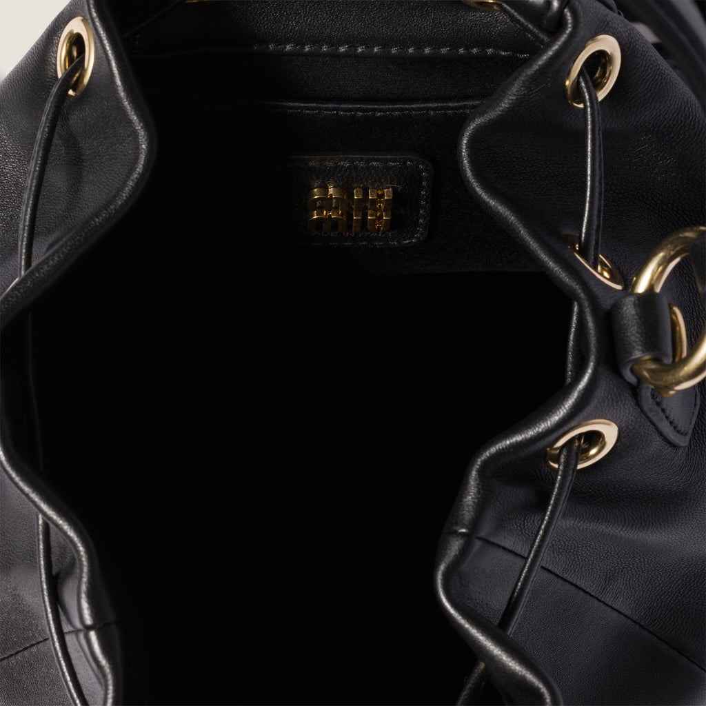 Matelassé nappa leather backpack