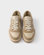Downtown Re-Nylon and suede sneakers