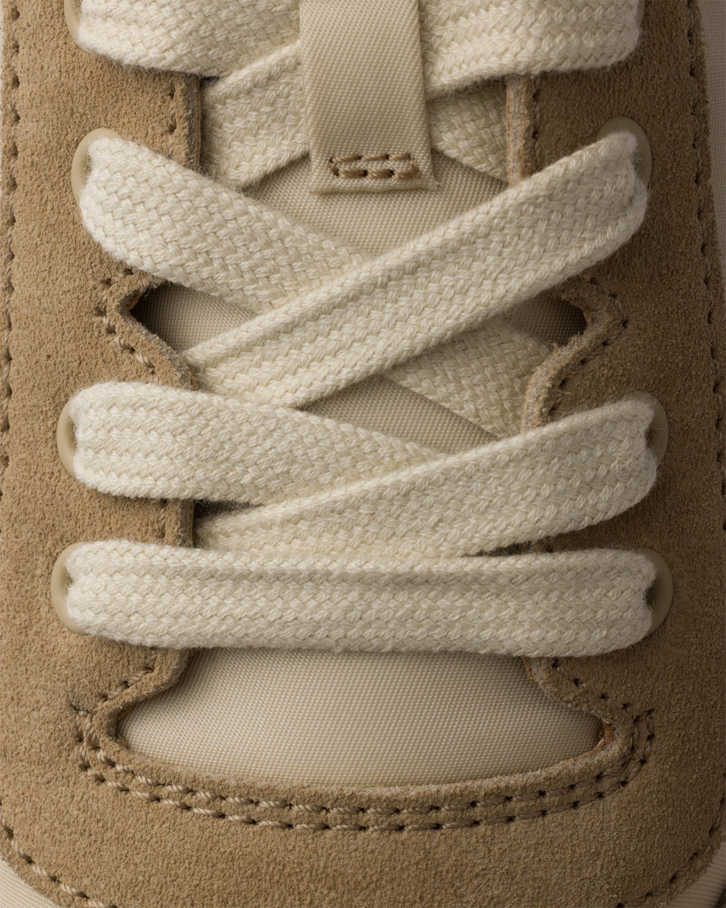 Downtown Re-Nylon and suede sneakers
