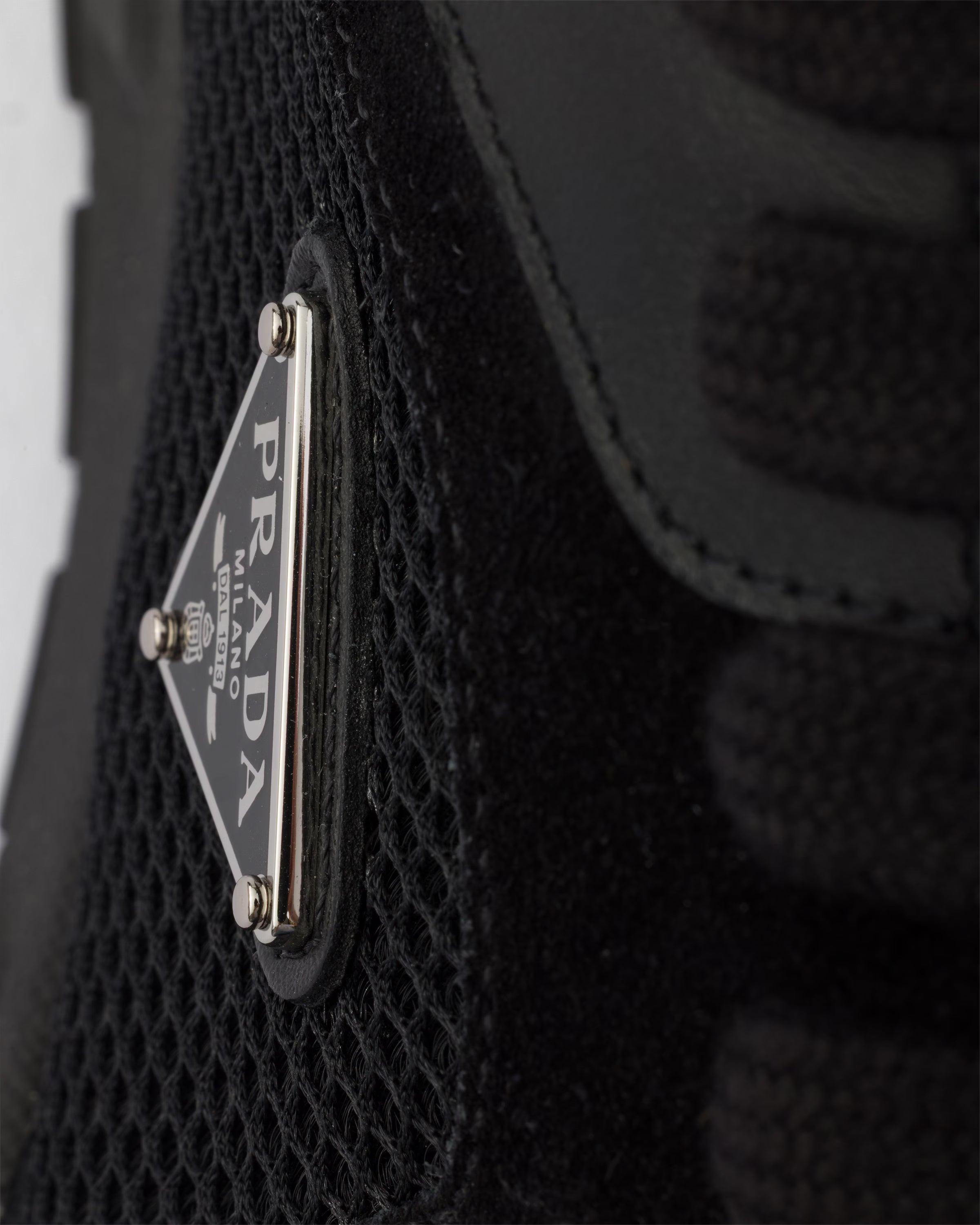 Prax leather and fabric sneakers