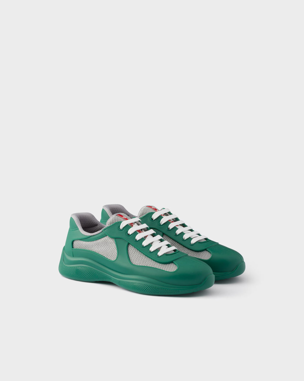 Prada America's Cup Soft rubber and bike fabric sneakers