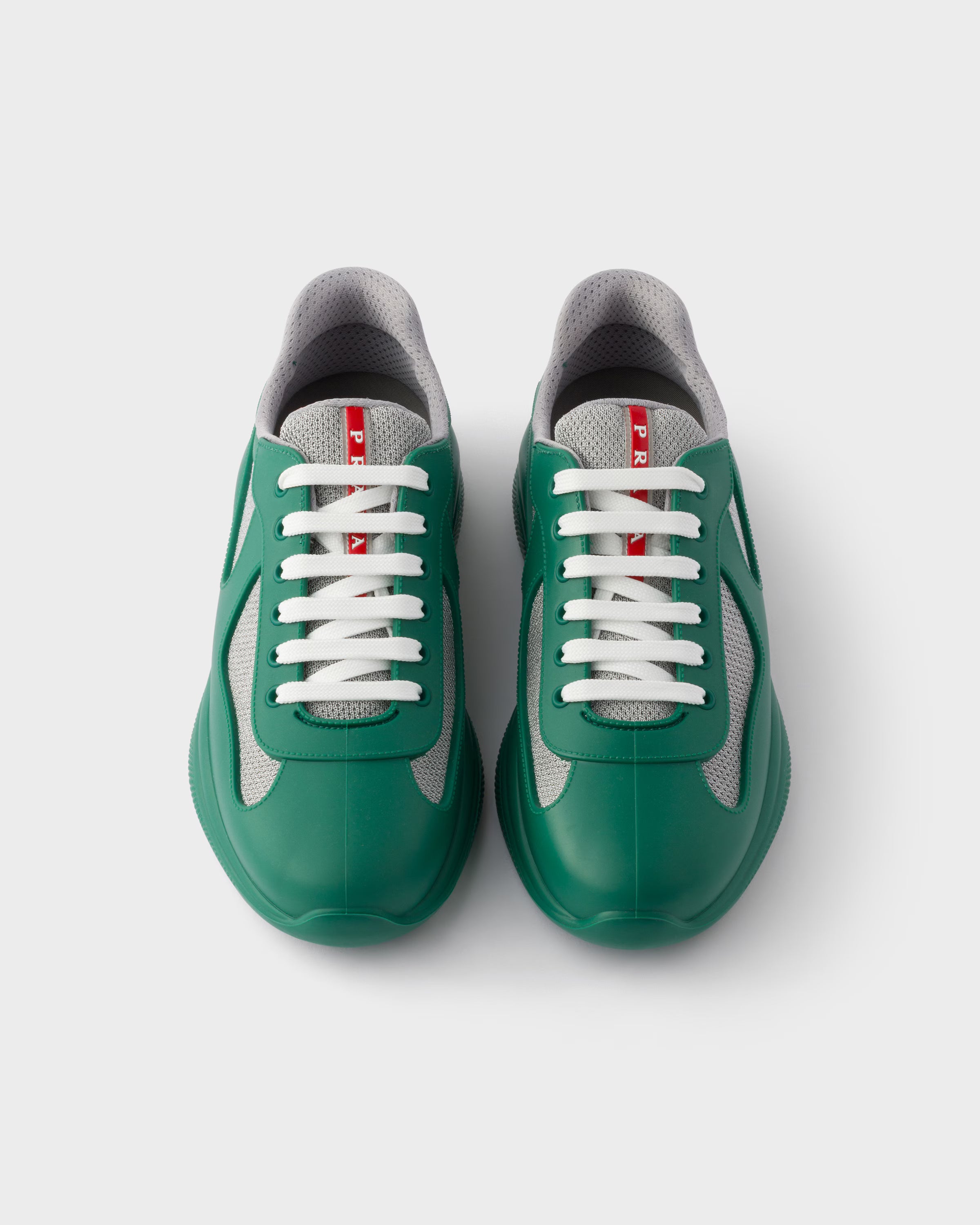 Prada America's Cup Soft rubber and bike fabric sneakers