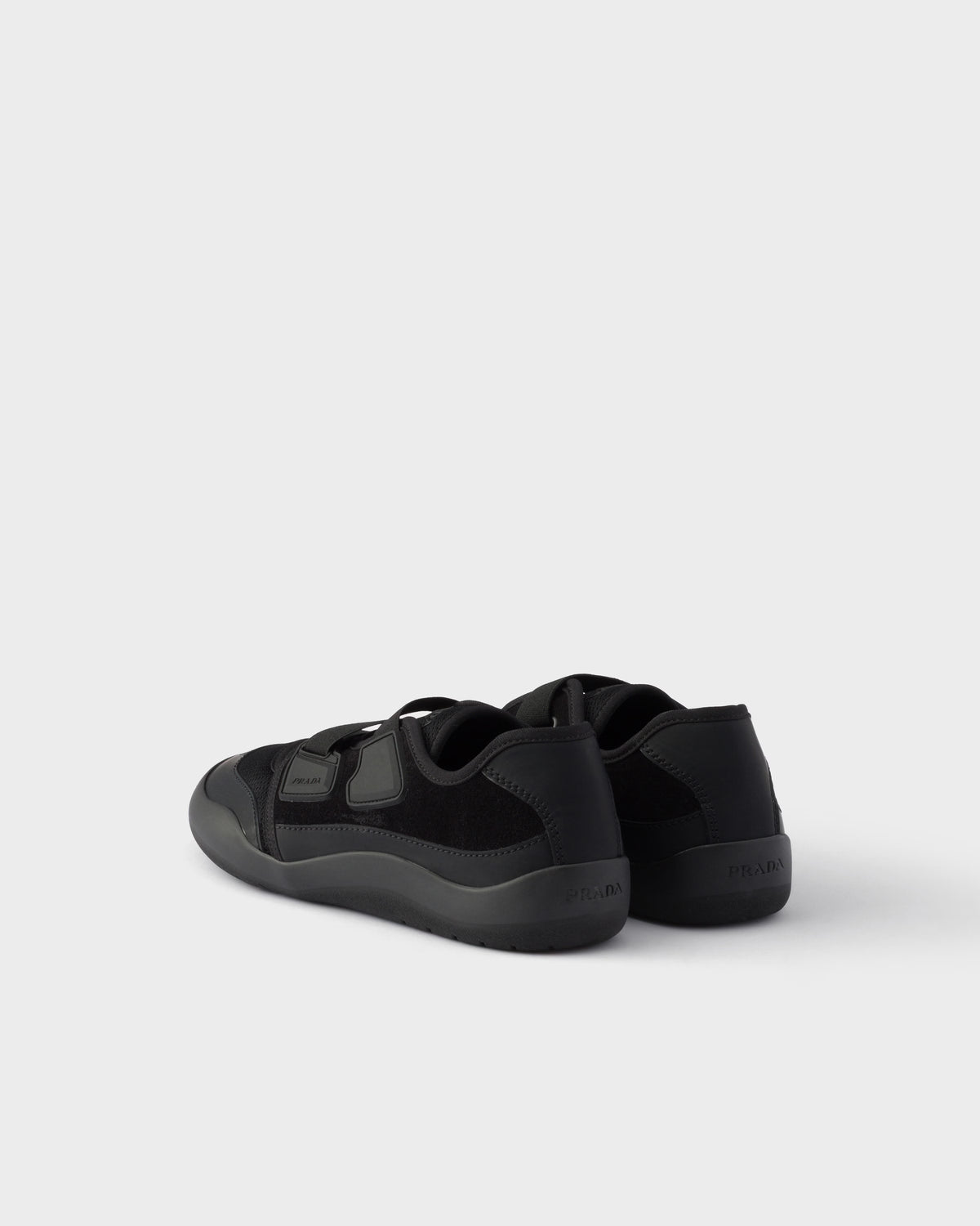 Speedrock technical mesh and leather sneakers