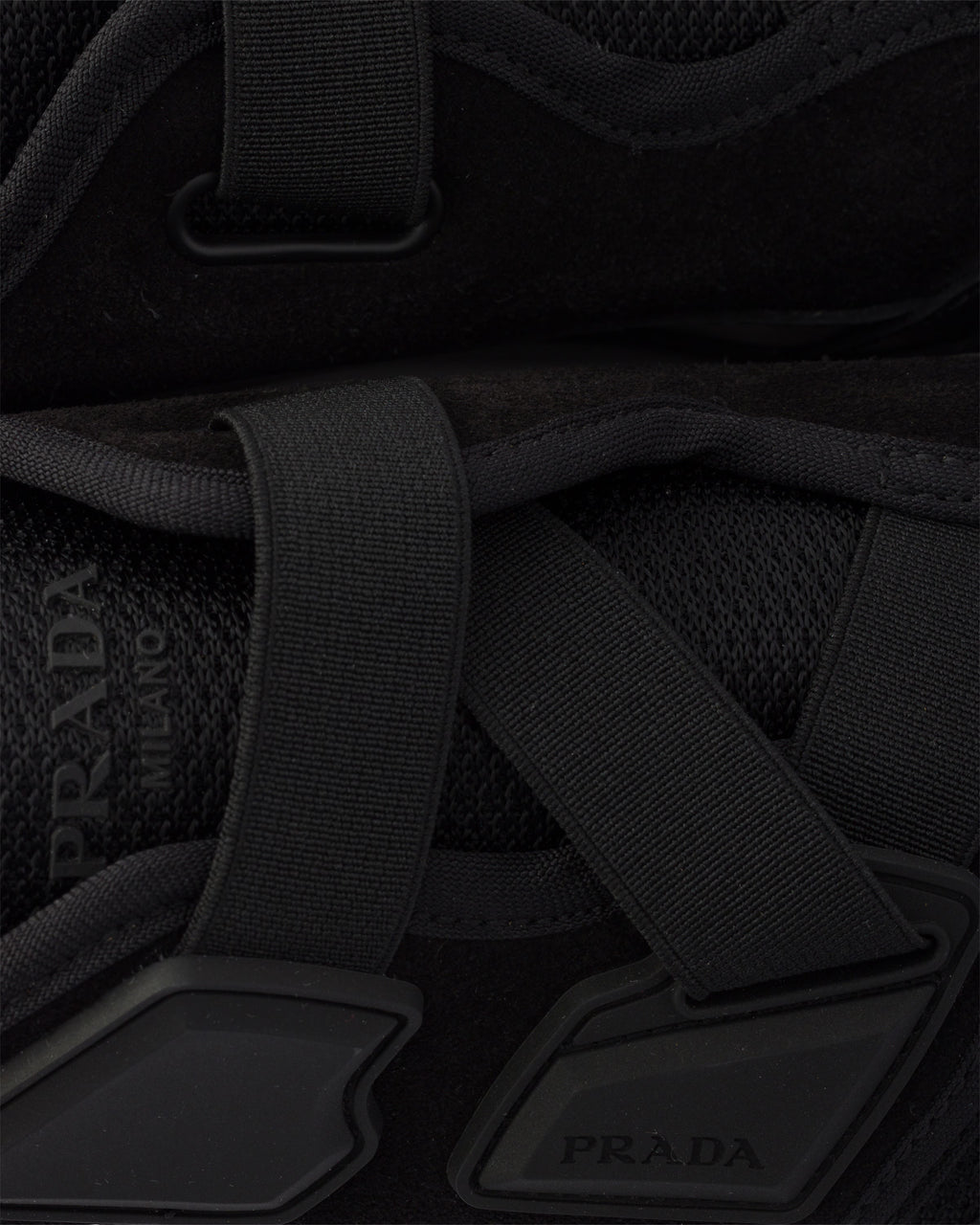 Speedrock technical mesh and leather sneakers