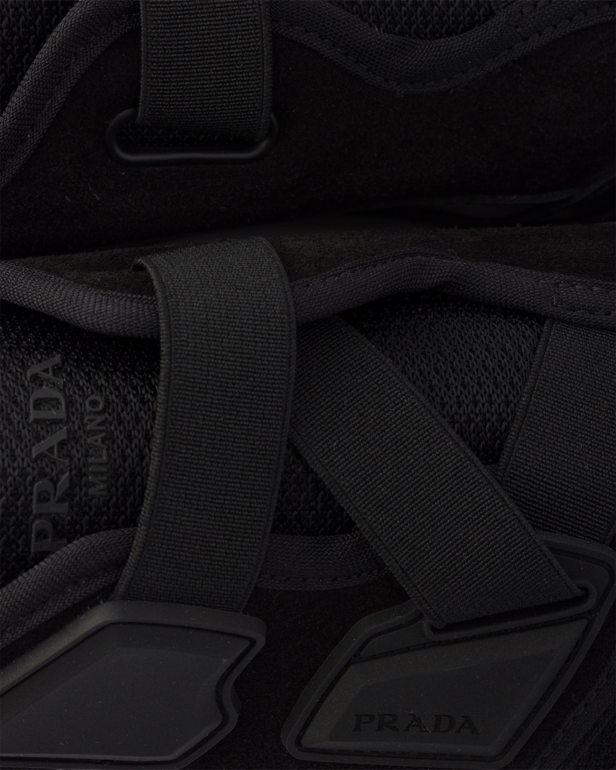 Speedrock technical mesh and leather sneakers