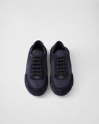 Collapse Re-Nylon and suede sneakers