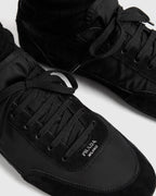 Collapse Re-Nylon and suede sneakers