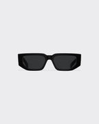 Sunglasses with triangle logo