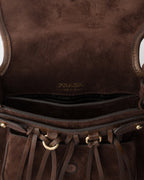Prada Corsaire suede mini shoulder bag RUNWAY DELUXE