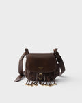 Prada Corsaire aged leather mini shoulder bag RUNWAY DELUXE