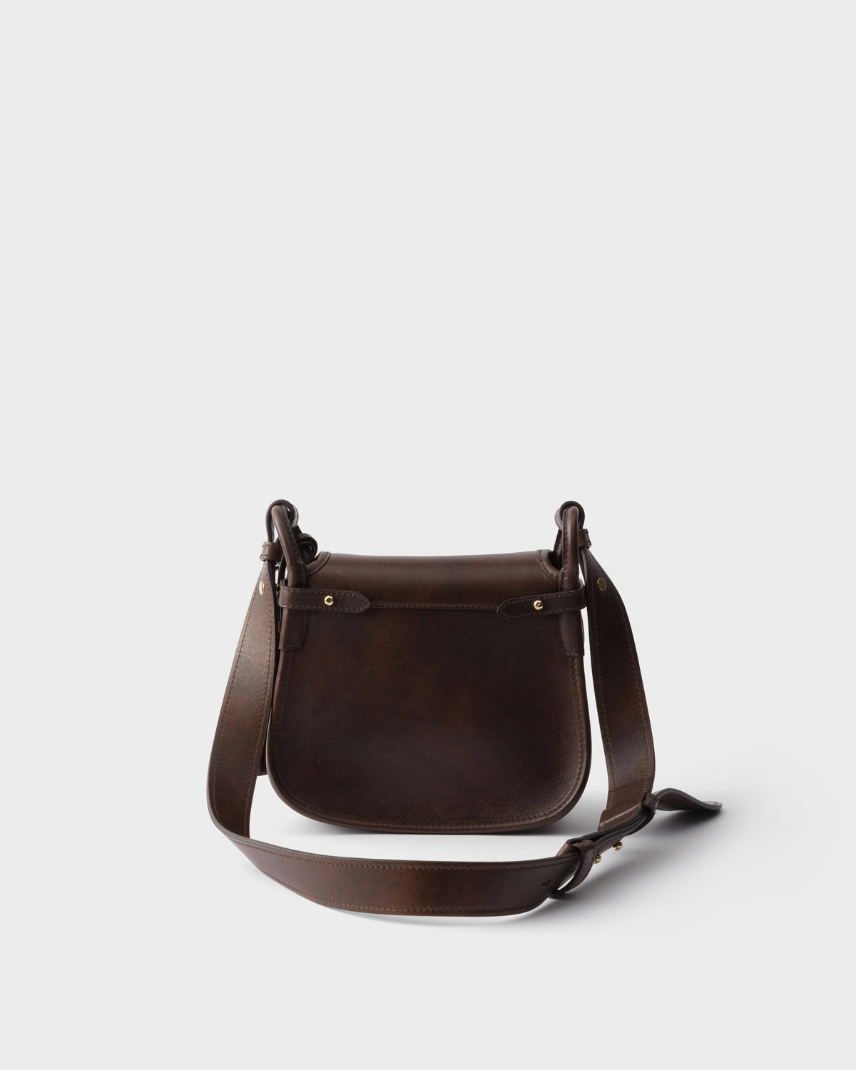 Prada Corsaire aged leather mini shoulder bag RUNWAY DELUXE