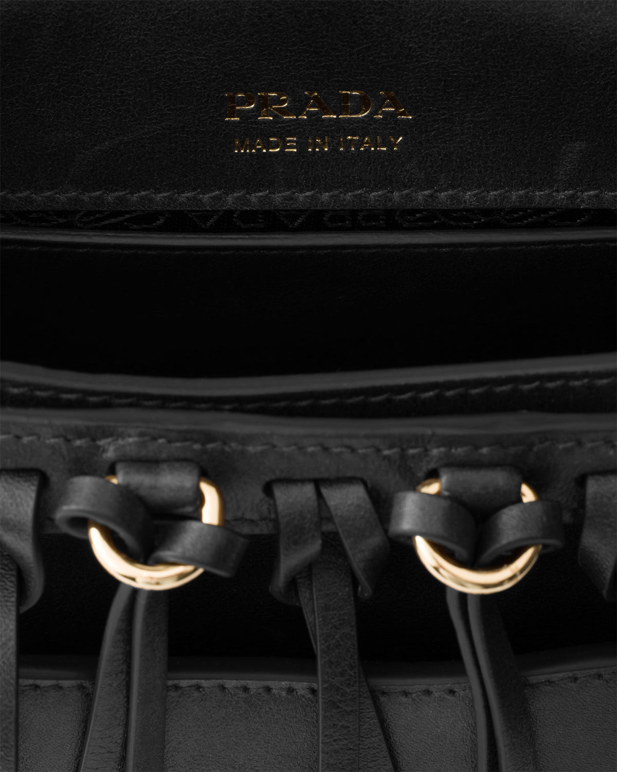Prada Corsaire aged leather mini shoulder bag RUNWAY DELUXE