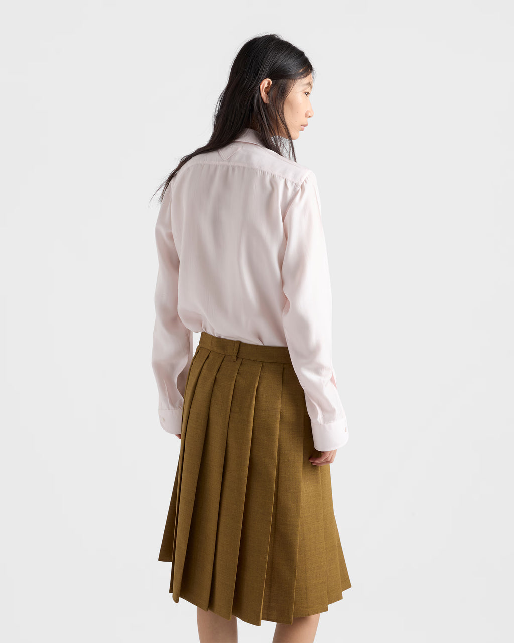 Silk poplin shirt RUNWAY DELUXE