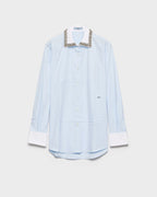 Embroidered poplin shirt RUNWAY DELUXE