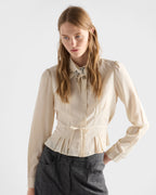 Silk marocain shirt RUNWAY DELUXE