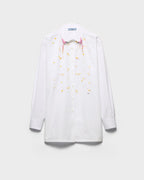 Embroidered poplin shirt RUNWAY DELUXE