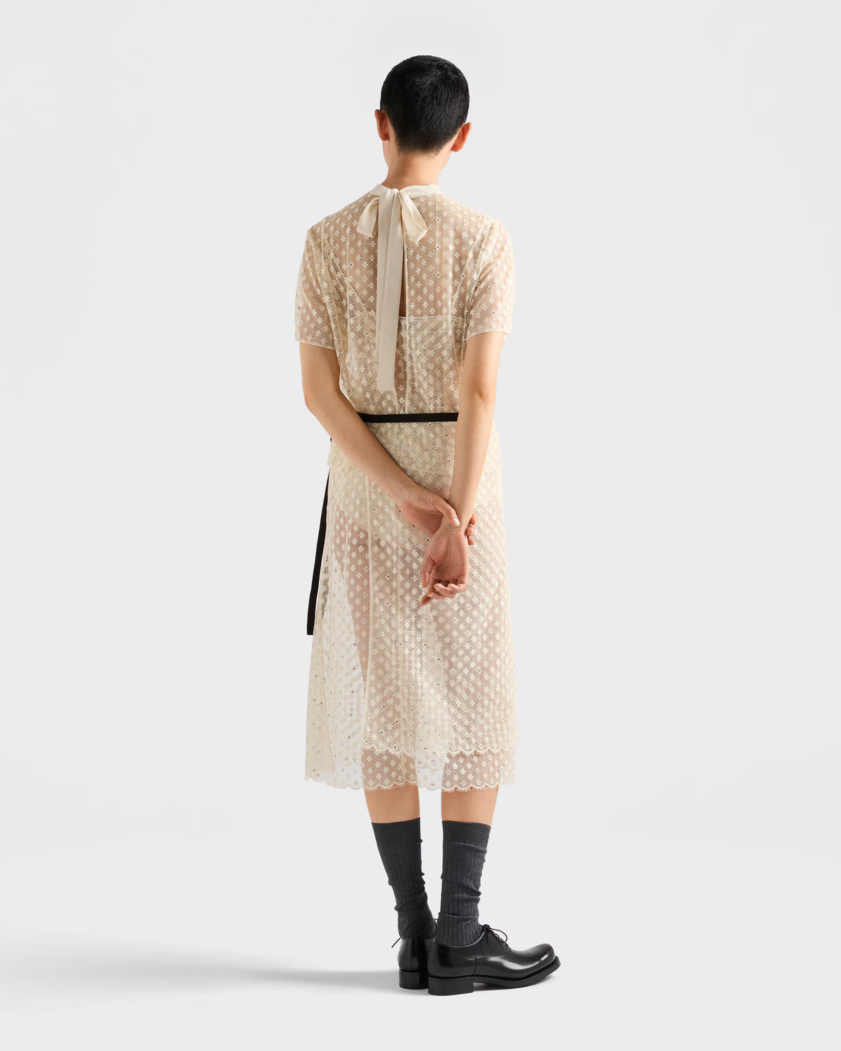Embroidered lace top RUNWAY DELUXE