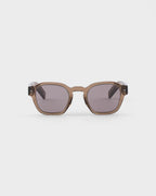 Sunglasses with the iconic metal plaque ColorCrystal Maroon Lenses RUNWAY DELUXE