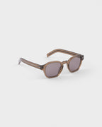 Sunglasses with the iconic metal plaque ColorCrystal Maroon Lenses RUNWAY DELUXE