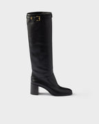 Leather boots