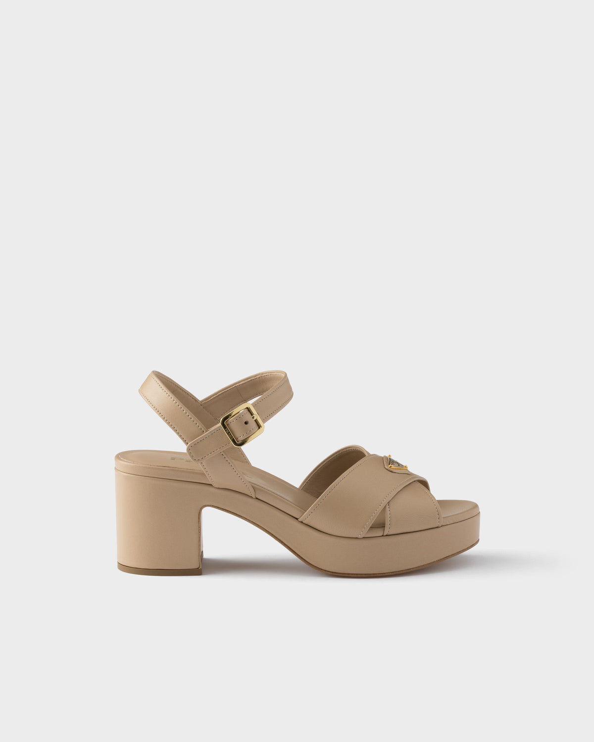 Nappa leather platform sandals RUNWAY DELUXE